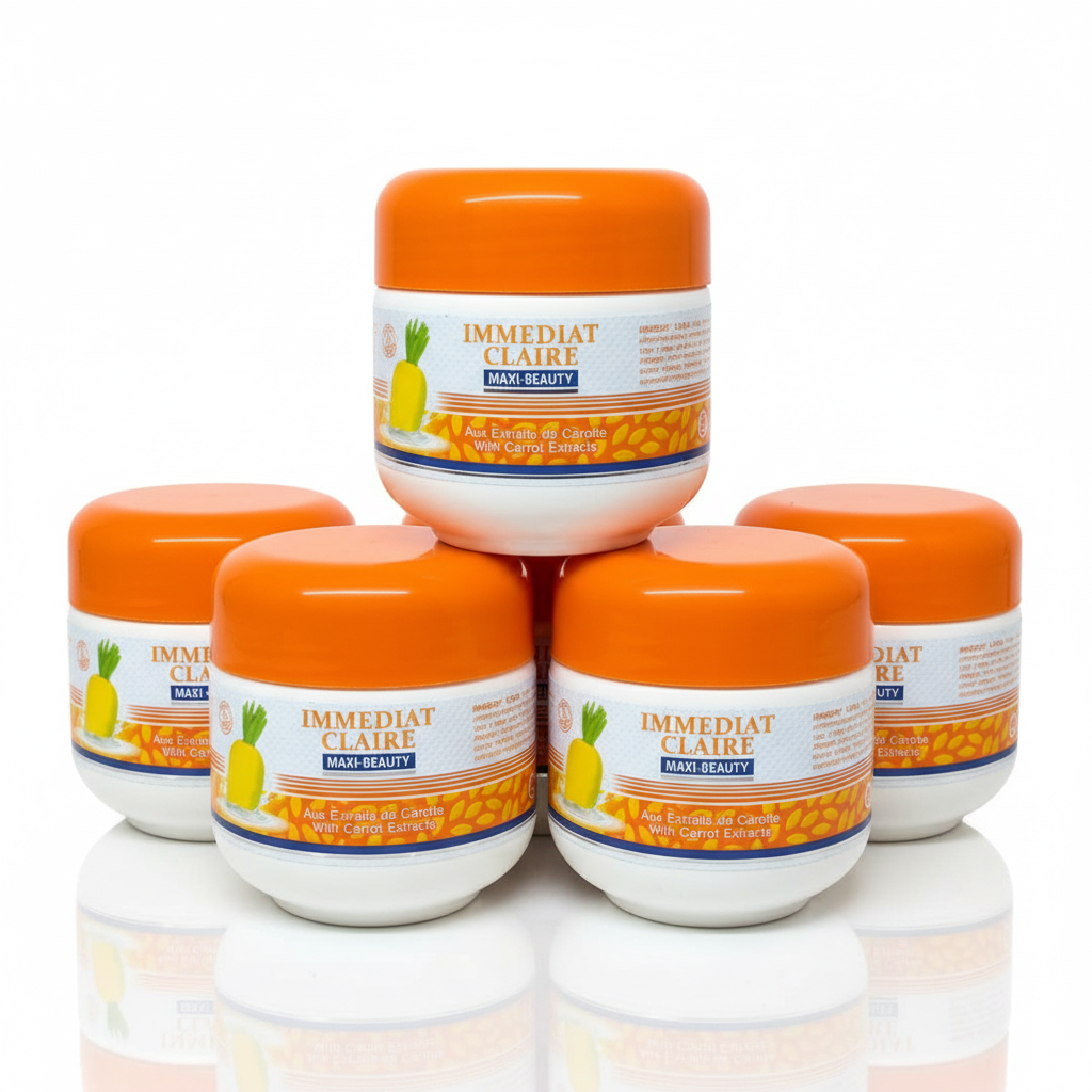 6-Piece Immediate Claire Body Cream Jar 14.07 oz
