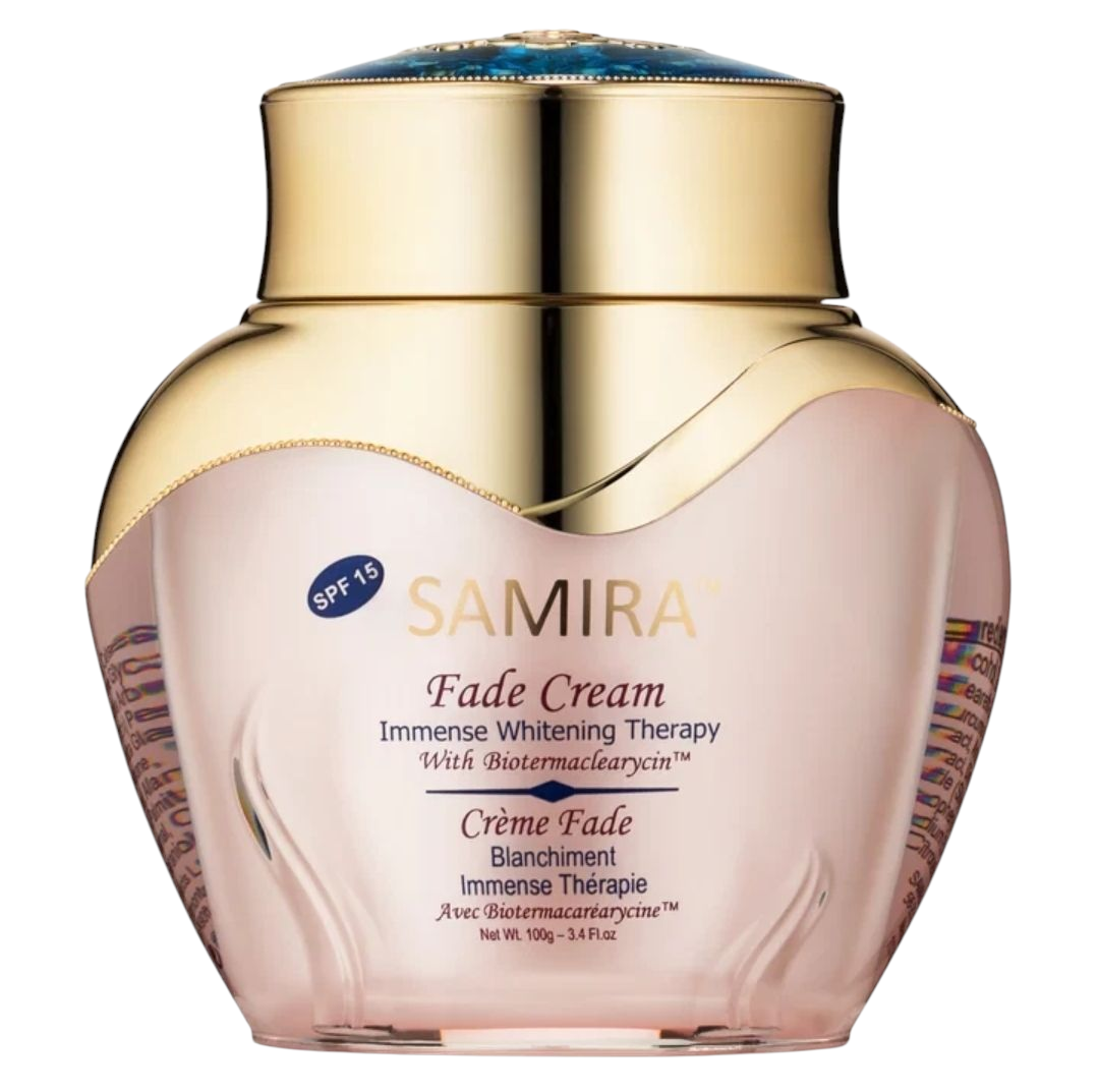 3-Piece Samira Immense Whitening Therapy Toning Milk 12oz, Fade Cream 3.4oz & Bar Soap 7oz