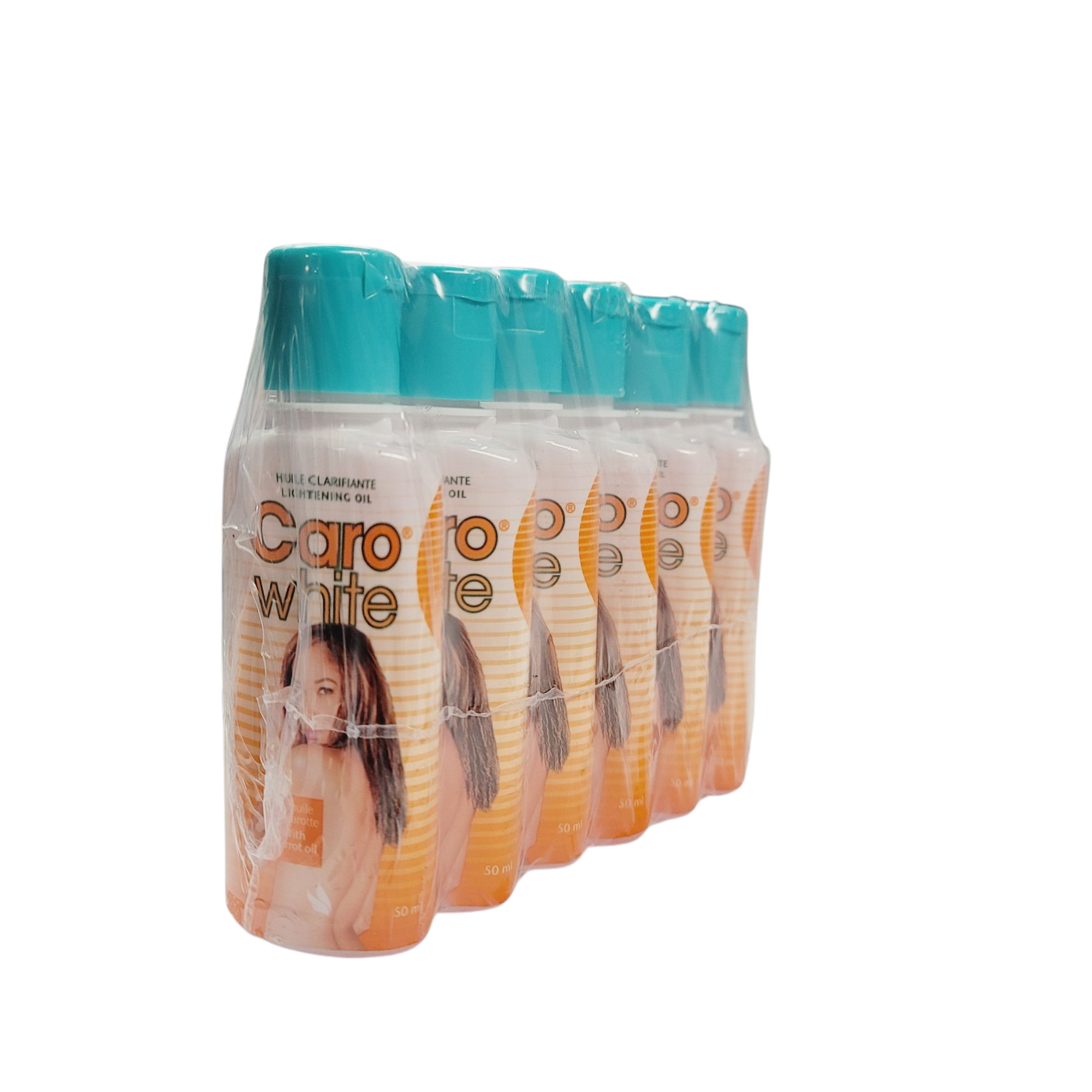 6-PK Caro White Clarifying Lightening Body Oil - 50ml