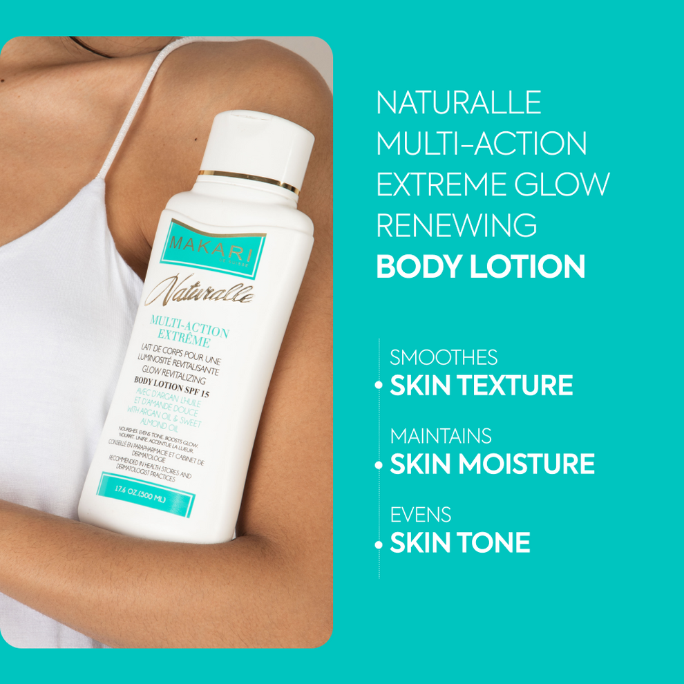 MAKARI NATURALLE MULTI-ACTION EXTREME GLOW RENEWING BODY LOTION - 17.6 oz