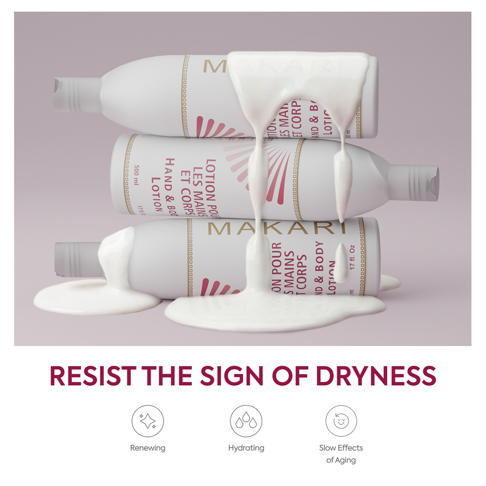 MAKARI LIGHTWEIGHT HYDRATING HAND & BODY LOTION 17 Oz.