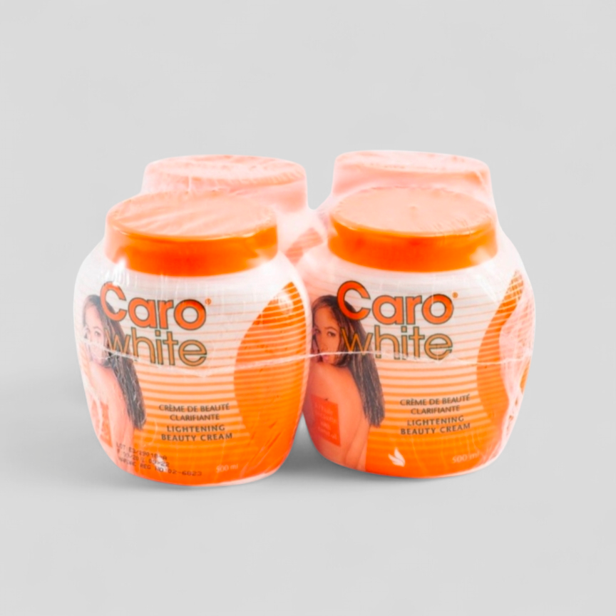 4-PK Caro White Clarifying Lightening Beauty Cream Jar - 500ml