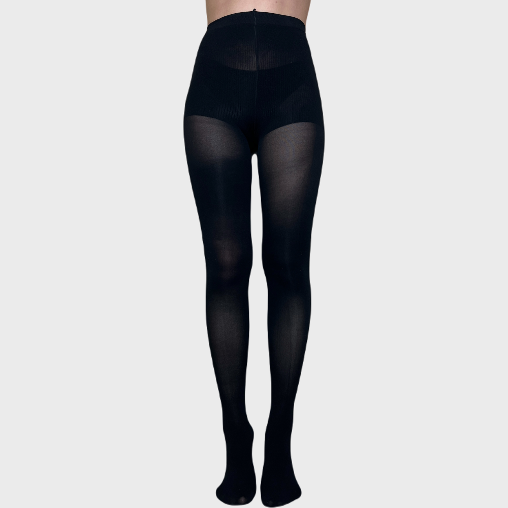 Sheerly Touch-Ya Opaque Control Top Support Tights | Item #: 996 |
One Size: 5’-5’10” (100-175 lbs)