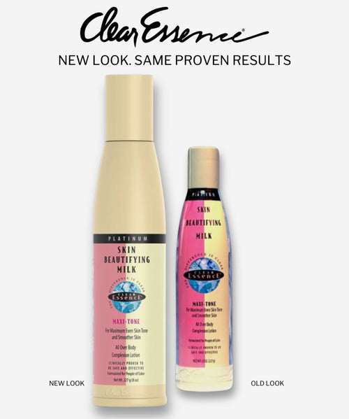 2-PK NEW LOOK Clear Essence Maxi-Tone Skin Beautifying Milk - 8oz.