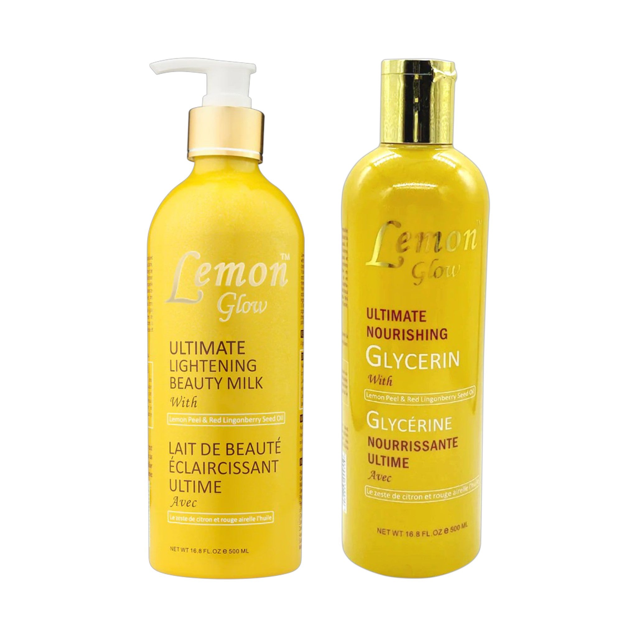 Lemon Glow Ultimate Lightening Beauty Milk & Glycerin Care Set